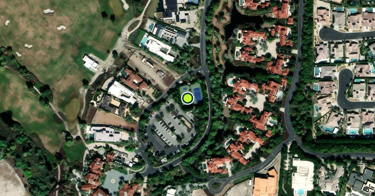 Satellite view of La Quinta Pickleball Courts