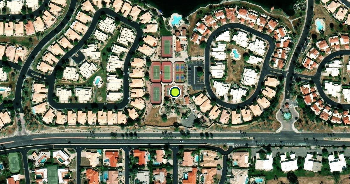 Satellite view of La Quinta Pickleball Courts