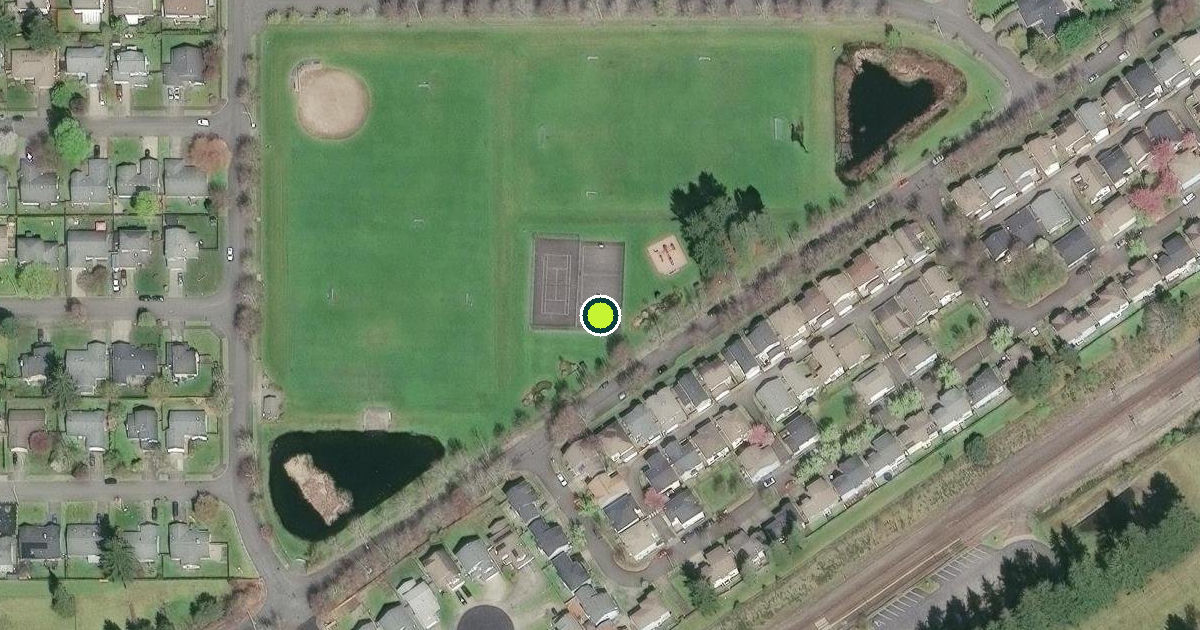 Satellite view of Lacey Pickleball Courts