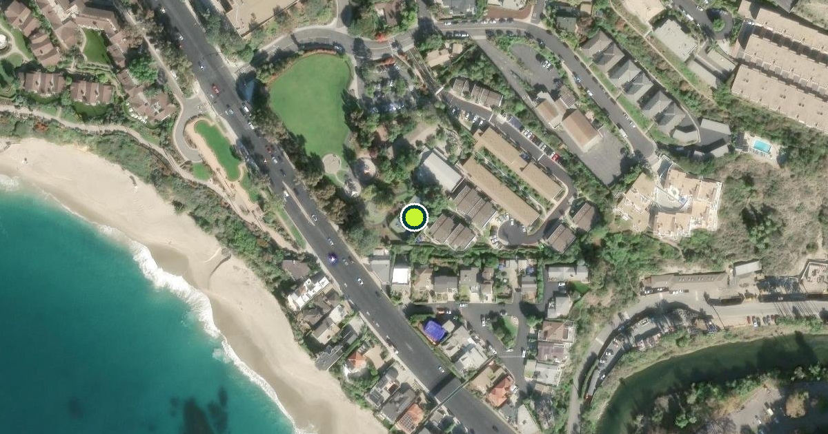 Satellite view of Laguna Beach Pickleball Courts