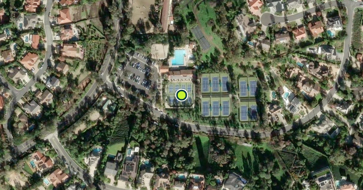 Satellite view of Laguna Hills Pickleball Courts