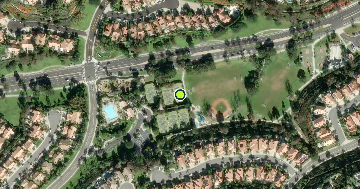 Satellite view of Laguna Niguel Pickleball Courts