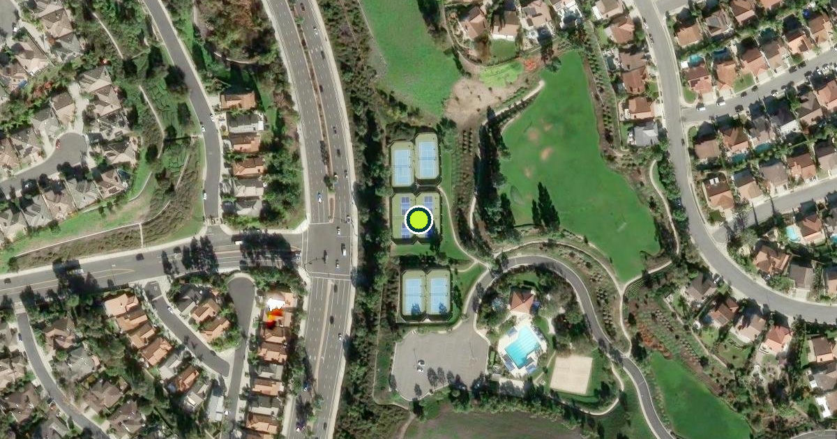 Satellite view of Laguna Niguel Pickleball Courts