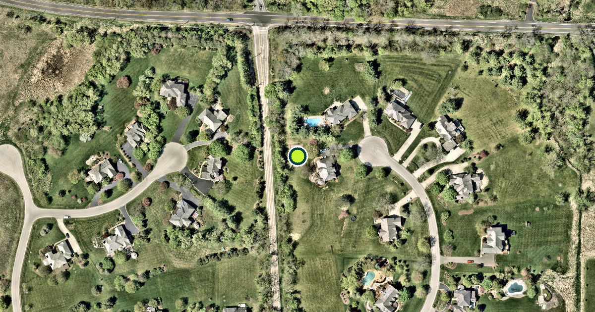 Satellite view of Lake Barrington Pickleball Courts