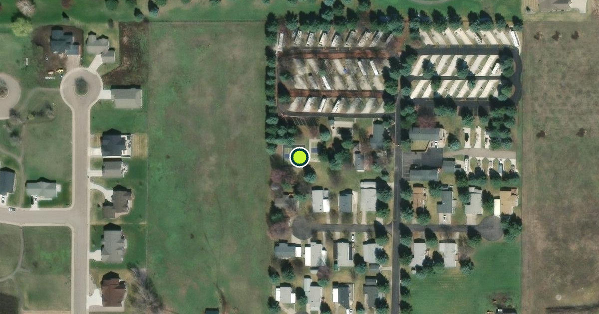 Satellite view of Lake County Pickleball Courts