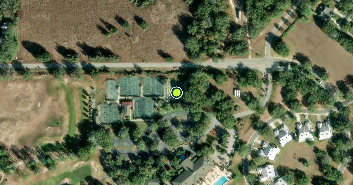 Satellite view of Lake County Pickleball Courts