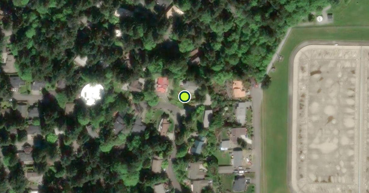 Satellite view of Lake Forest Park Pickleball Courts