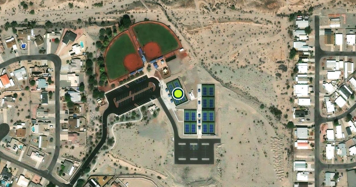 Satellite view of Lake Havasu City Pickleball Courts