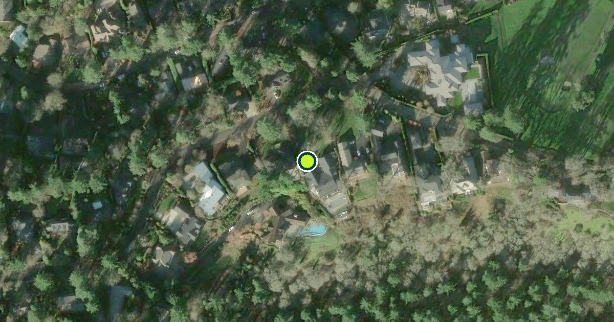 Satellite view of Lake Oswego Pickleball Courts