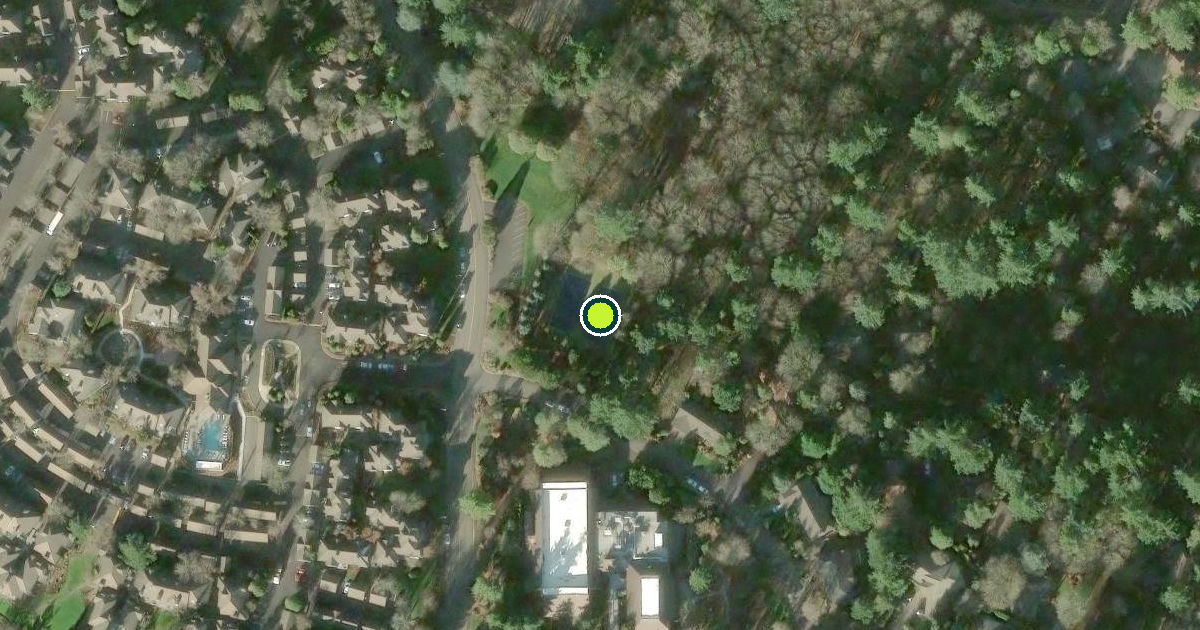 Satellite view of Lake Oswego Pickleball Courts