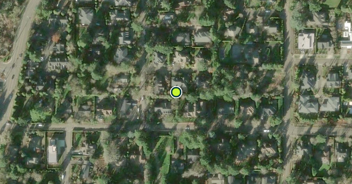 Satellite view of Lake Oswego Pickleball Courts
