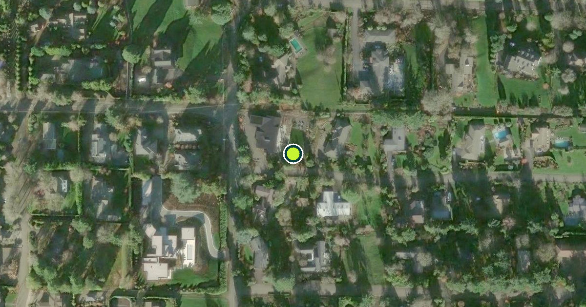 Satellite view of Lake Oswego Pickleball Courts