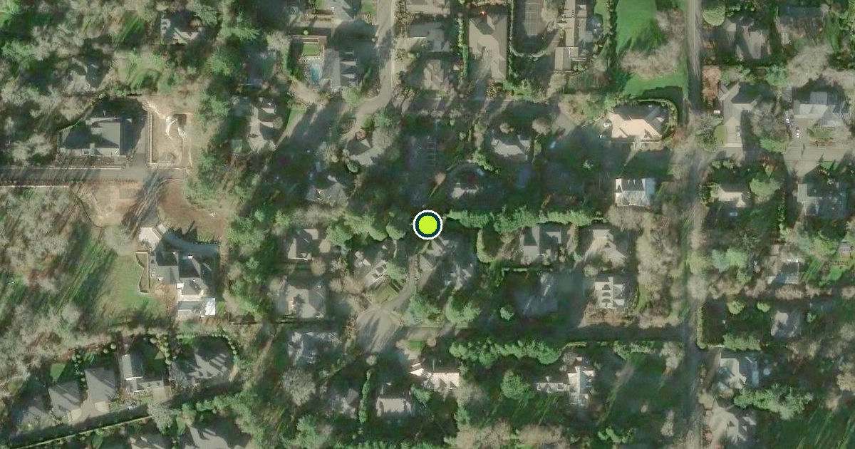 Satellite view of Lake Oswego Pickleball Courts