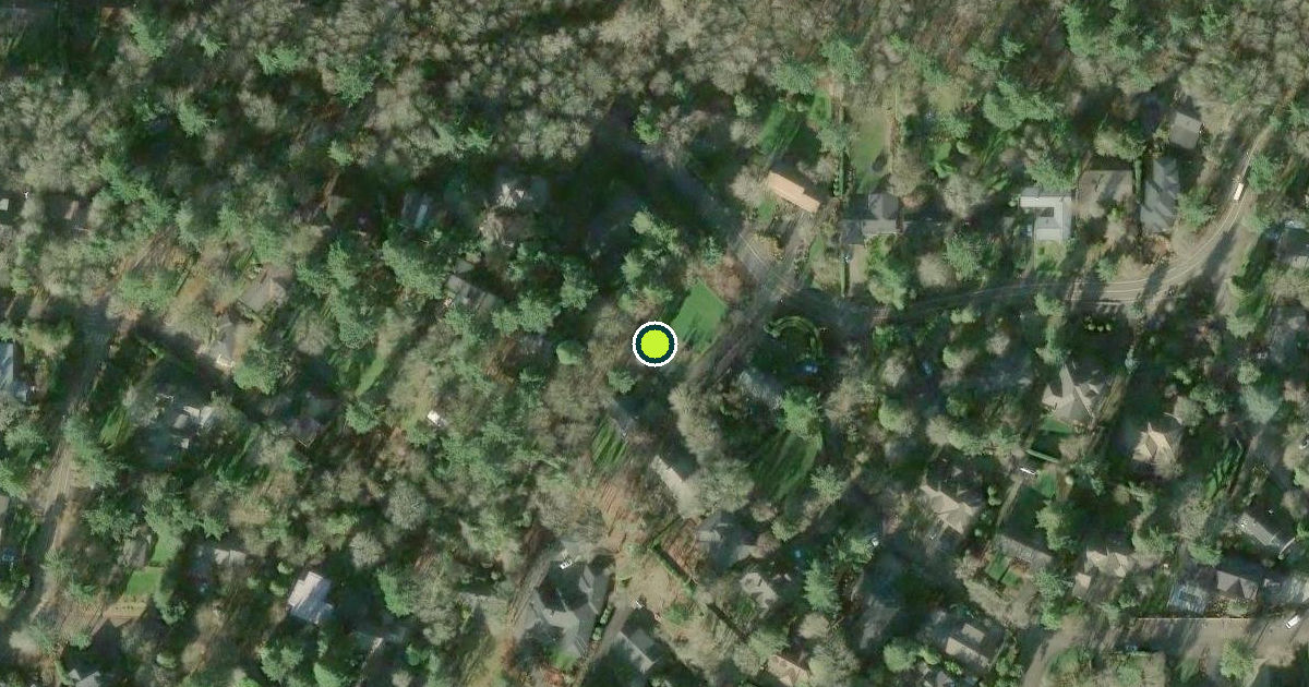 Satellite view of Lake Oswego Pickleball Courts