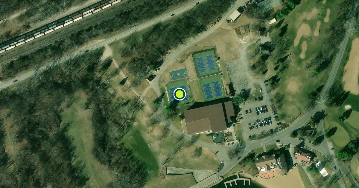Satellite view of Lake Quivira Pickleball Courts