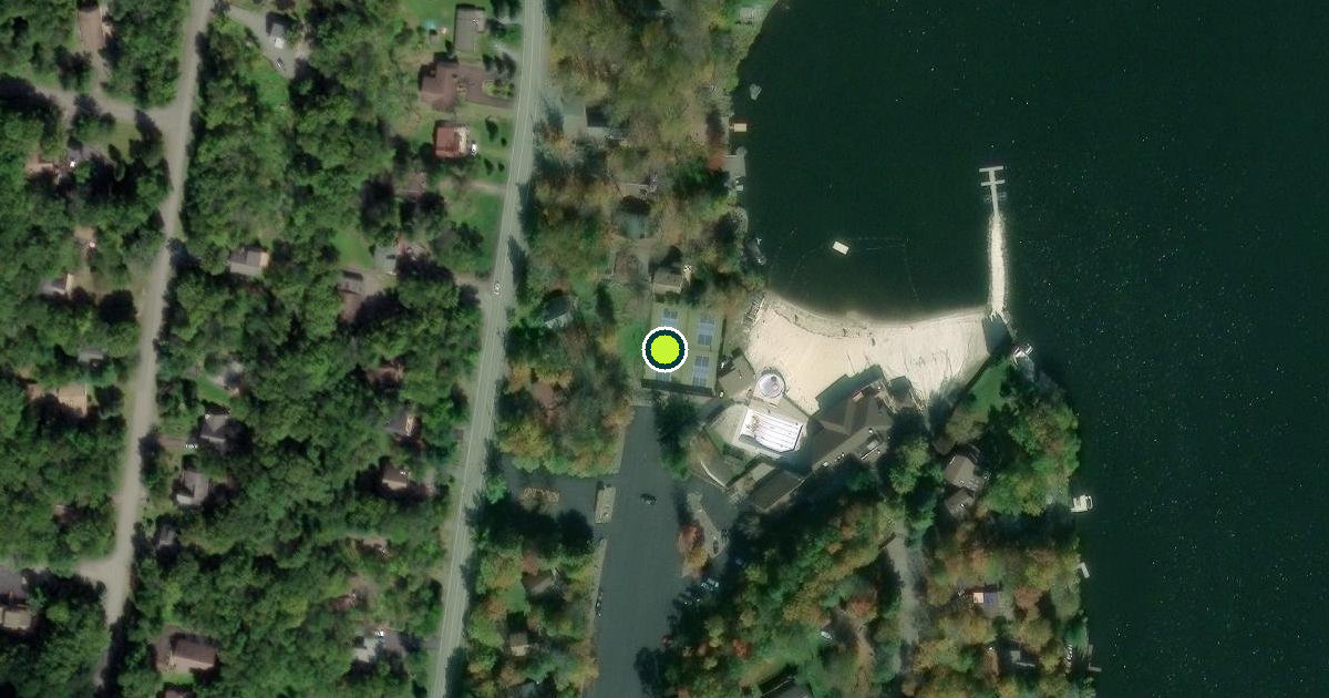 Satellite view of Lake Township Pickleball Courts