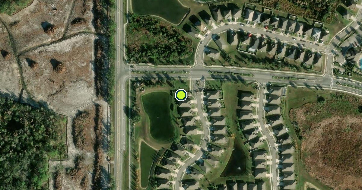 Satellite view of Lakeland Pickleball Courts