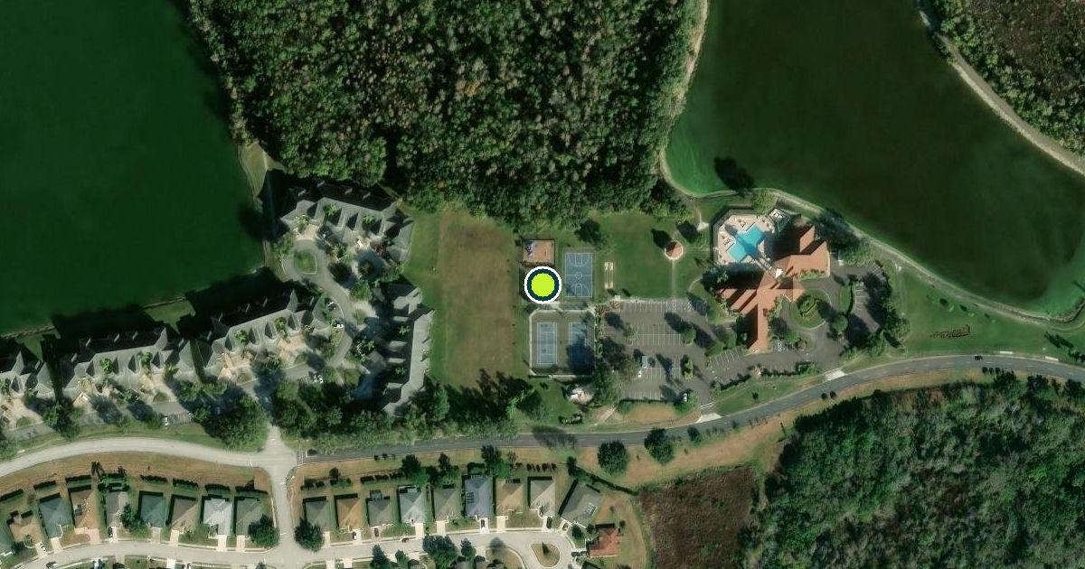 Satellite view of Lakeland Pickleball Courts