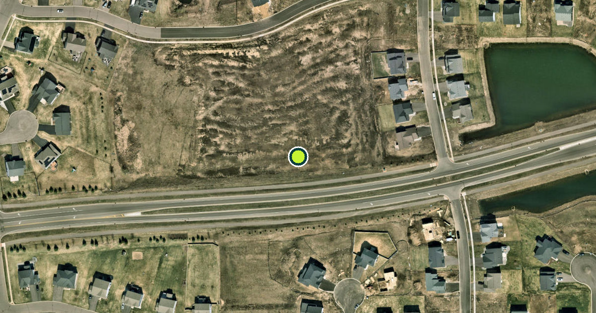 Satellite view of Lakeville Pickleball Courts
