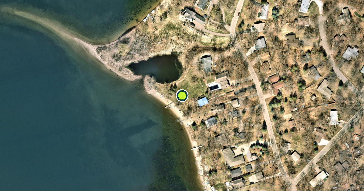 Satellite view of Lakeville Pickleball Courts