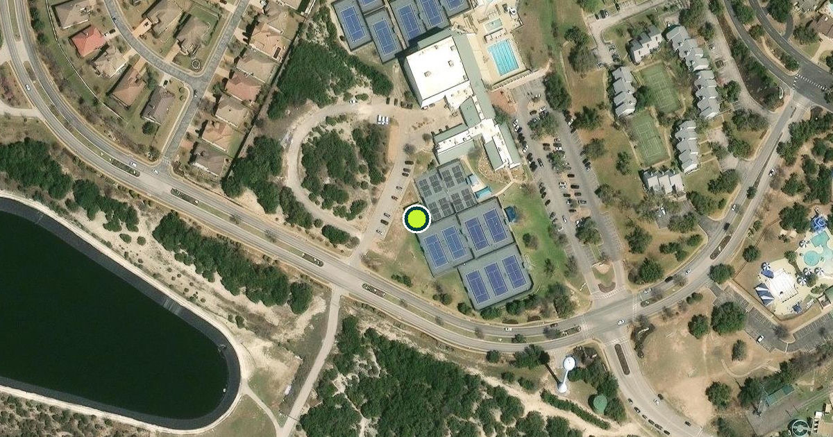 Satellite view of Lakeway Pickleball Courts