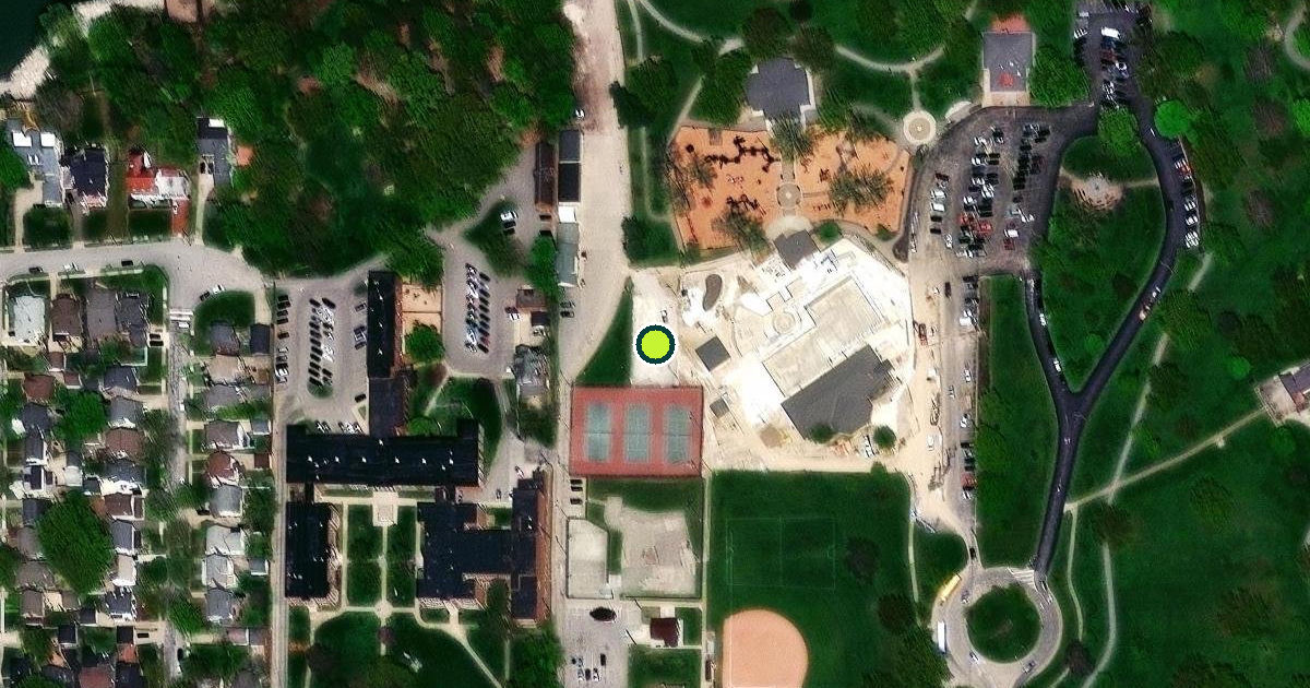 Satellite view of Lakewood Pickleball Courts