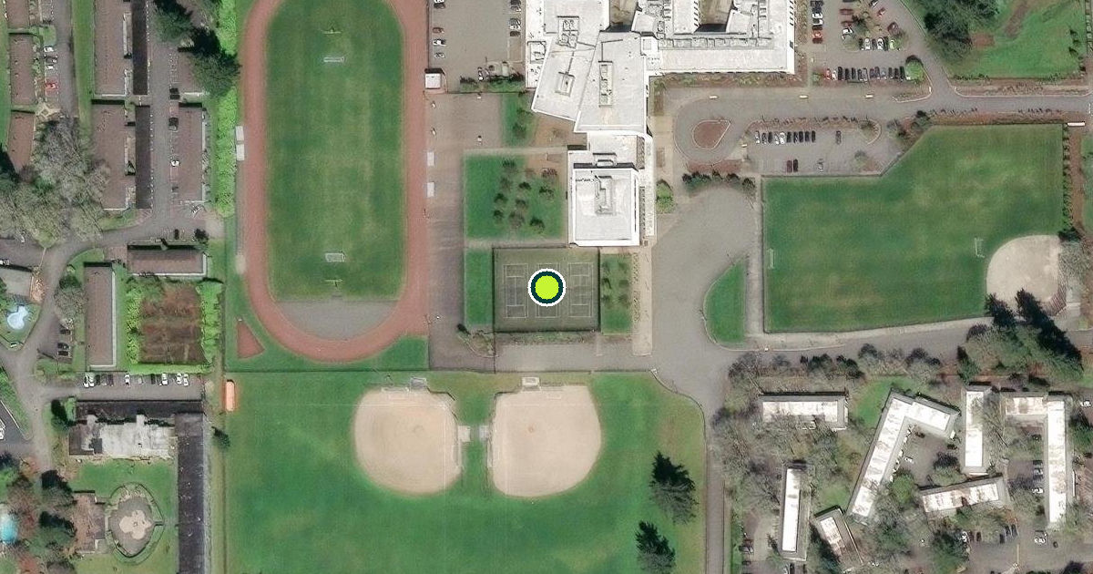 Satellite view of Lakewood Pickleball Courts