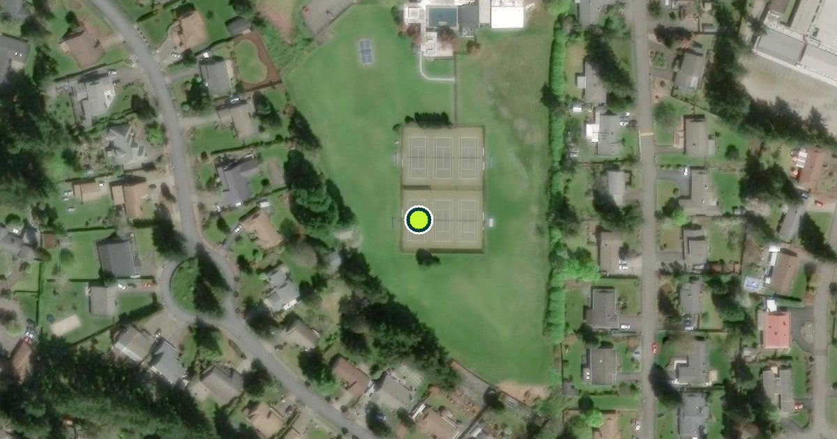 Satellite view of Lakewood Pickleball Courts