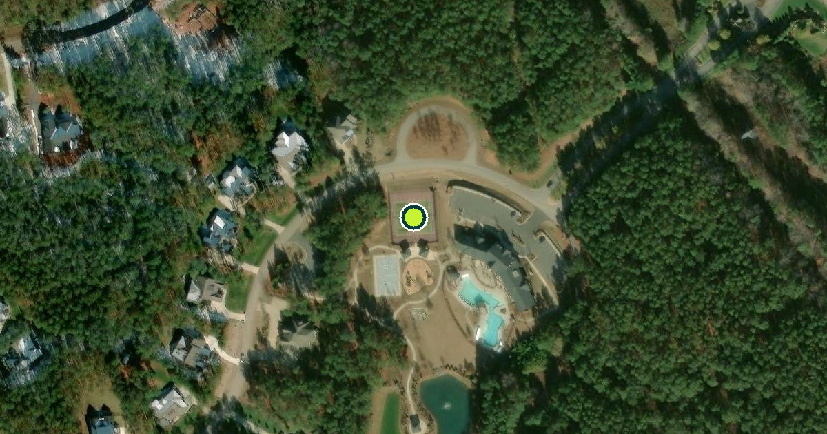 Satellite view of Lancaster County Pickleball Courts