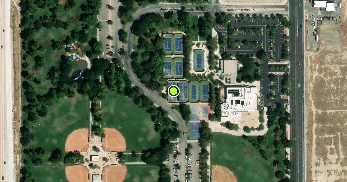 Satellite view of Lancaster Pickleball Courts