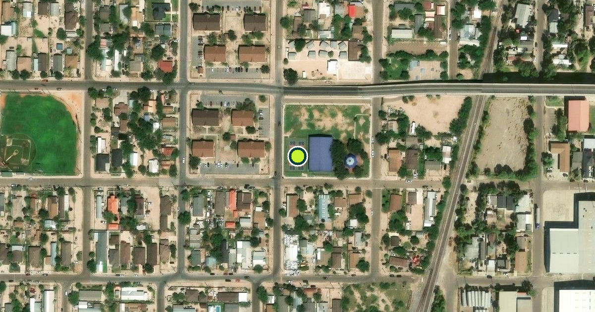 Satellite view of Laredo Pickleball Courts