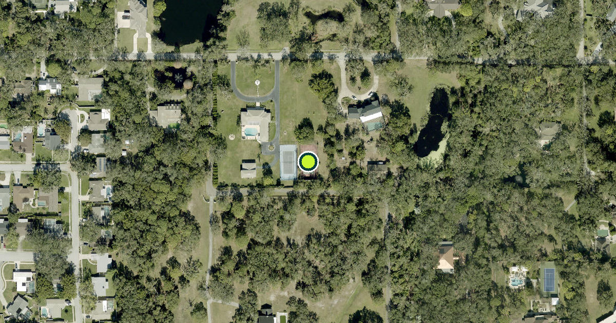Satellite view of Largo Pickleball Courts