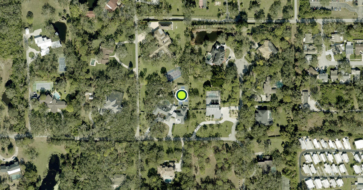 Satellite view of Largo Pickleball Courts