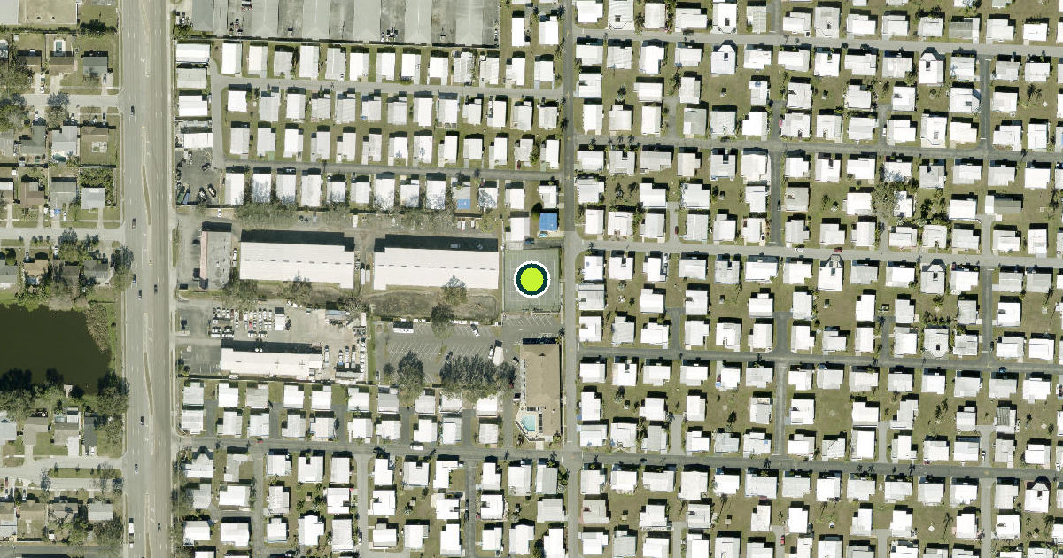 Satellite view of Largo Pickleball Courts