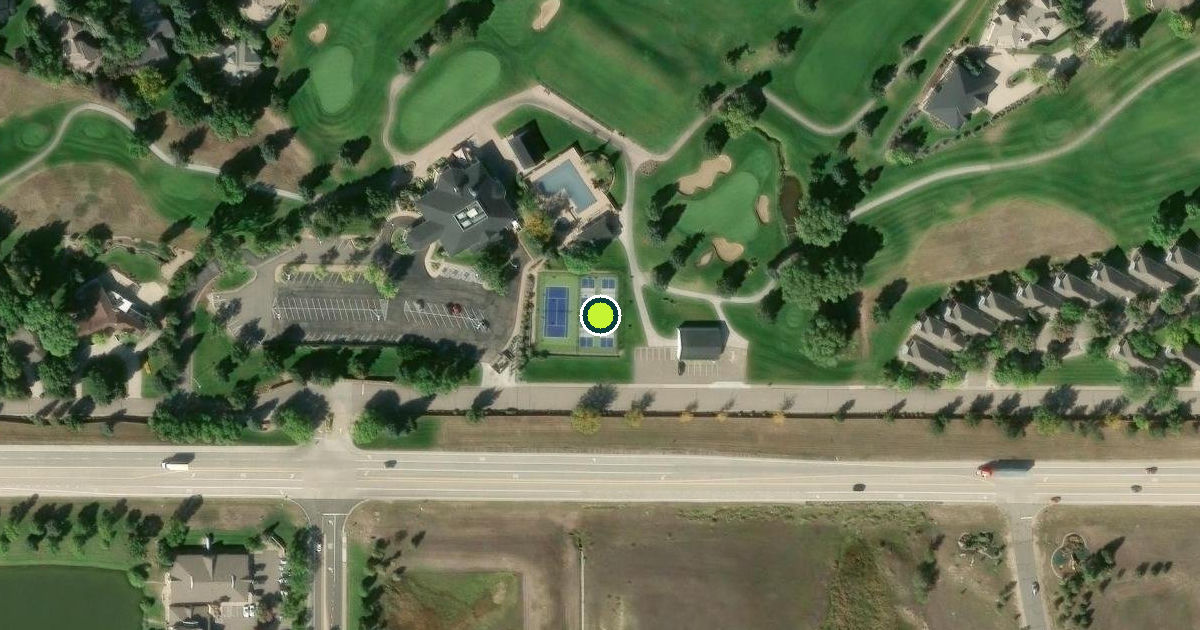 Satellite view of Larimer County Pickleball Courts