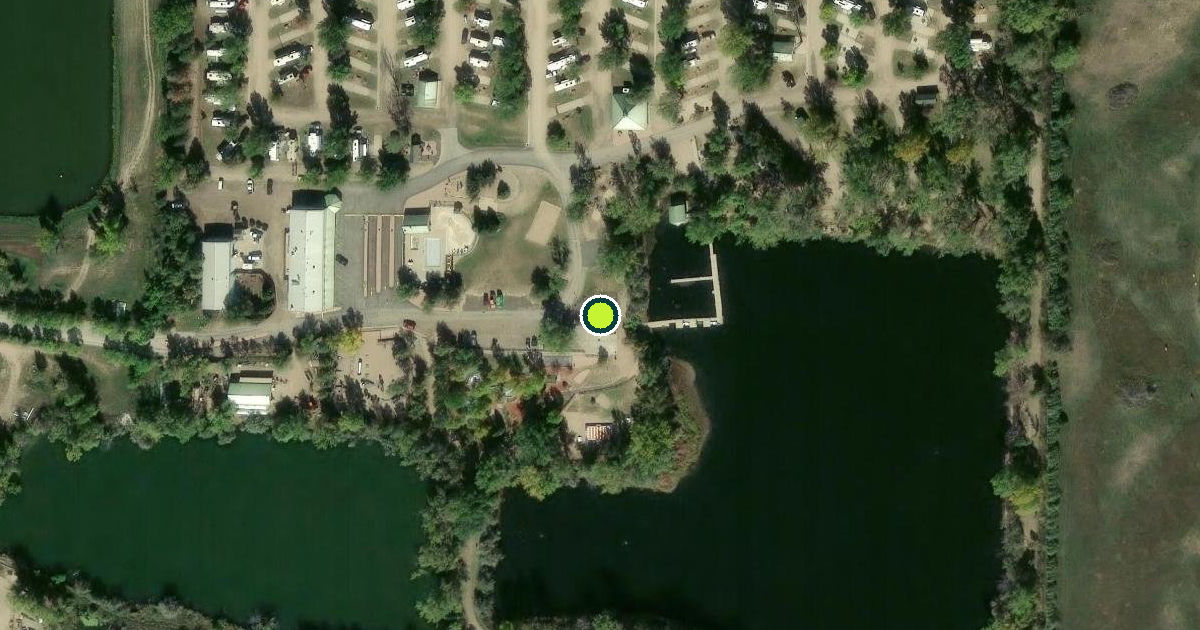 Satellite view of Larimer County Pickleball Courts