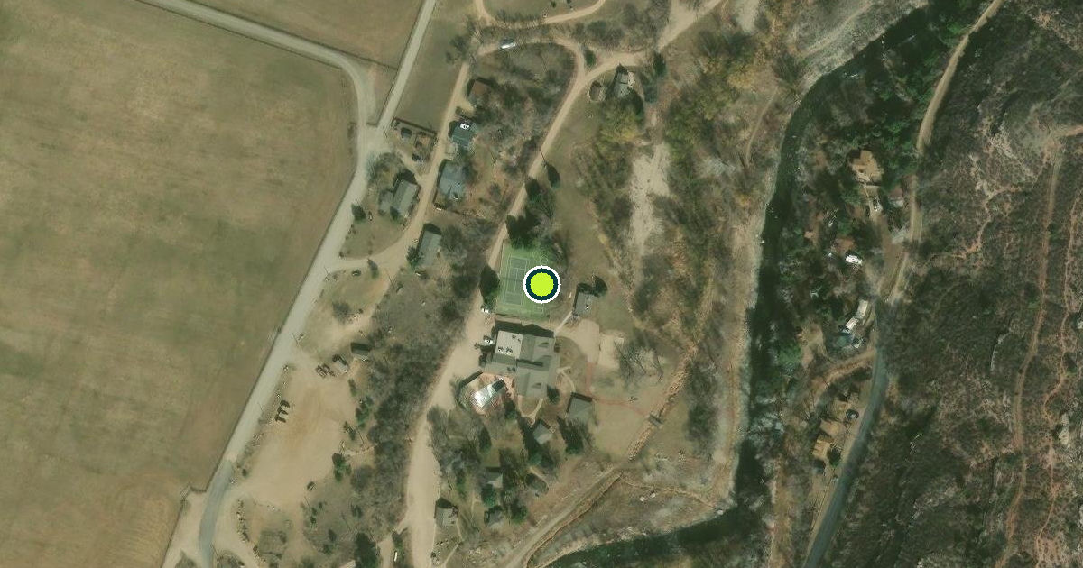 Satellite view of Larimer County Pickleball Courts