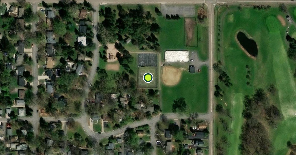 Satellite view of Lauderdale Pickleball Courts