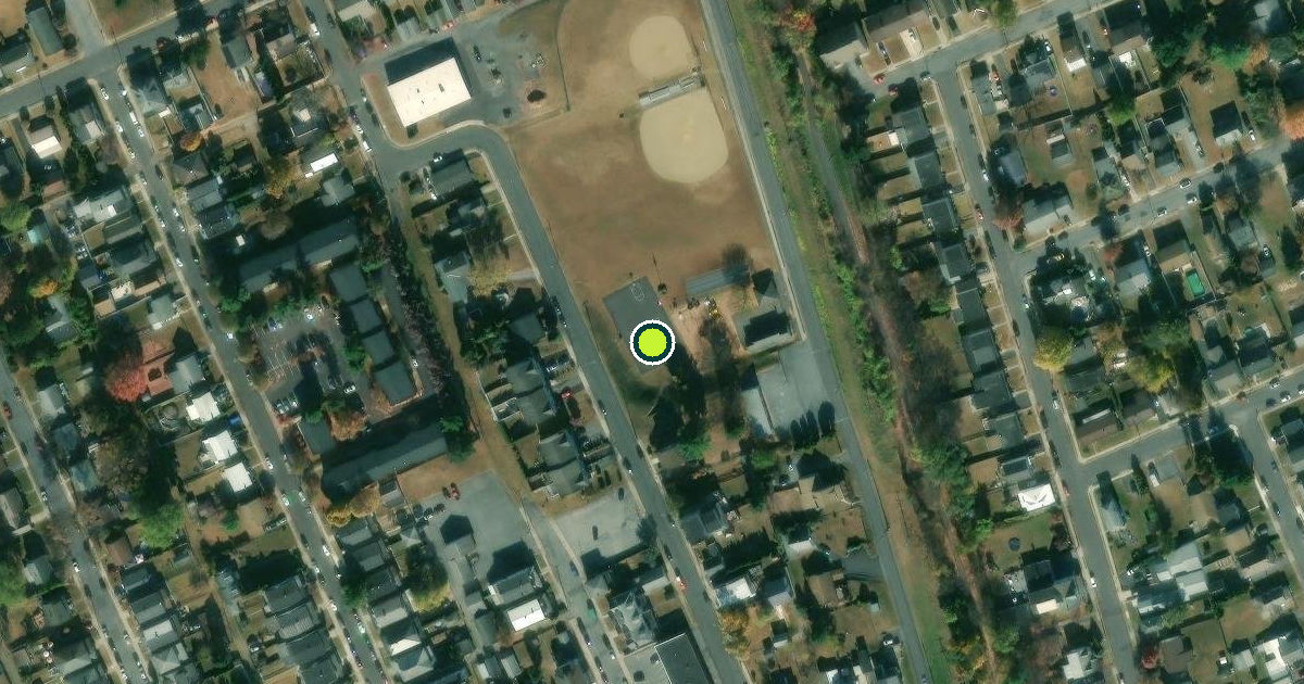 Satellite view of Laureldale Pickleball Courts