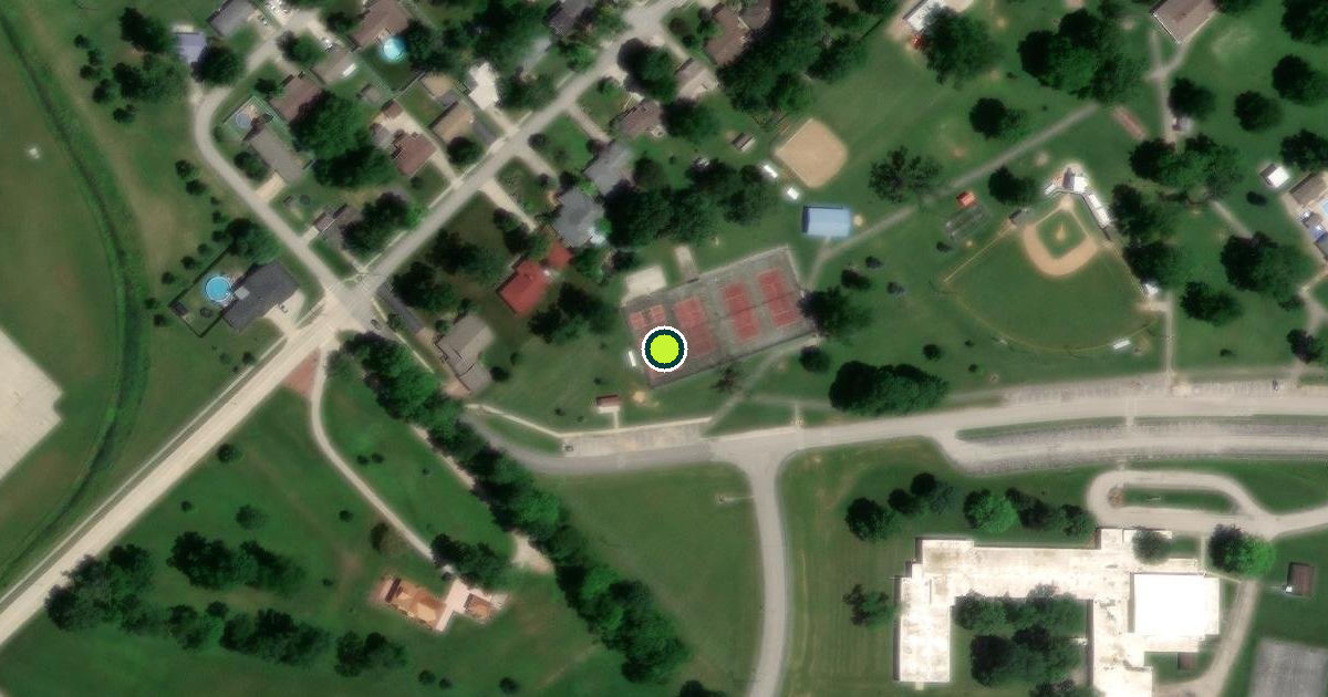 Satellite view of Lawrenceville Pickleball Courts