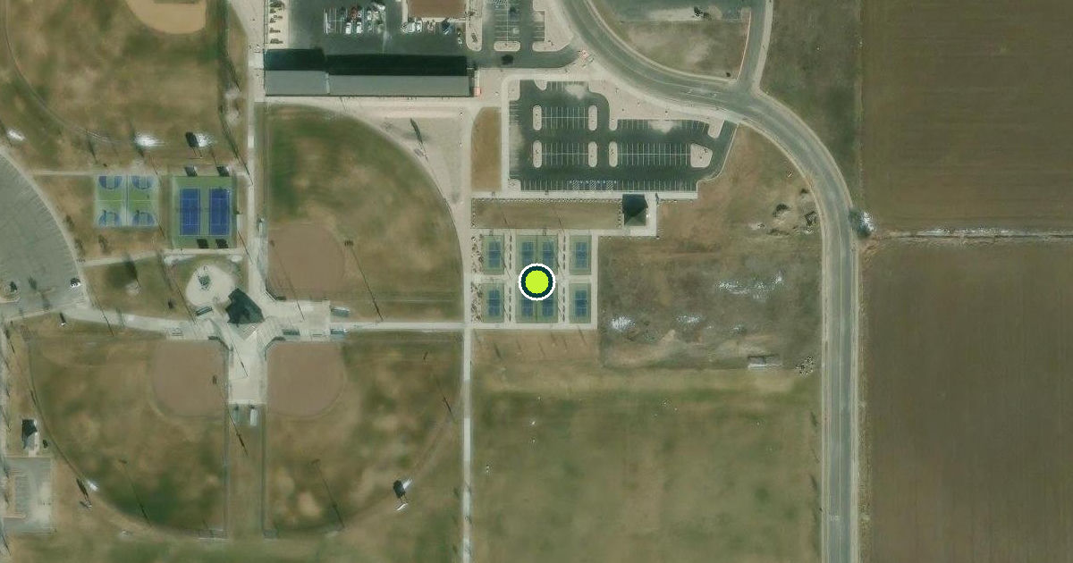 Satellite view of Layton Pickleball Courts