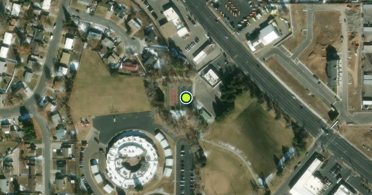 Satellite view of Layton Pickleball Courts