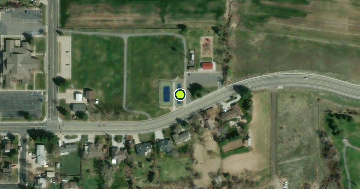 Satellite view of Layton Pickleball Courts