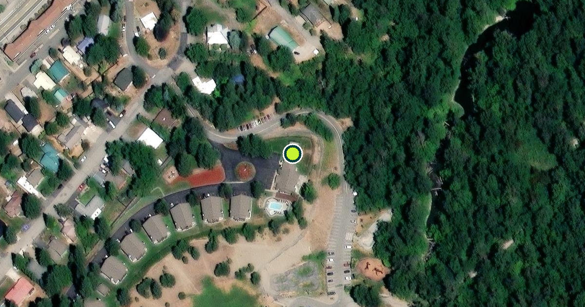 Satellite view of Leavenworth Pickleball Courts