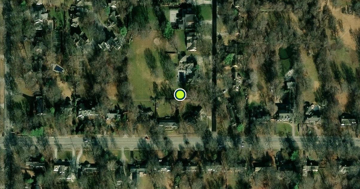 Satellite view of Leawood Pickleball Courts