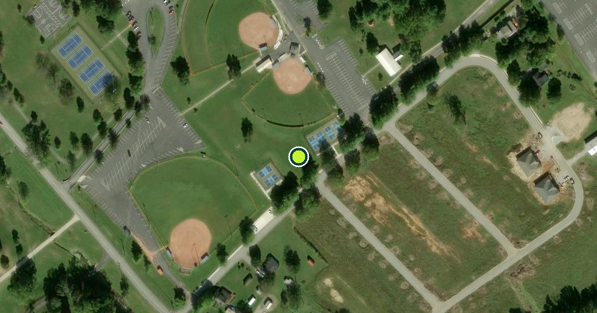 Satellite view of Lebanon Pickleball Courts