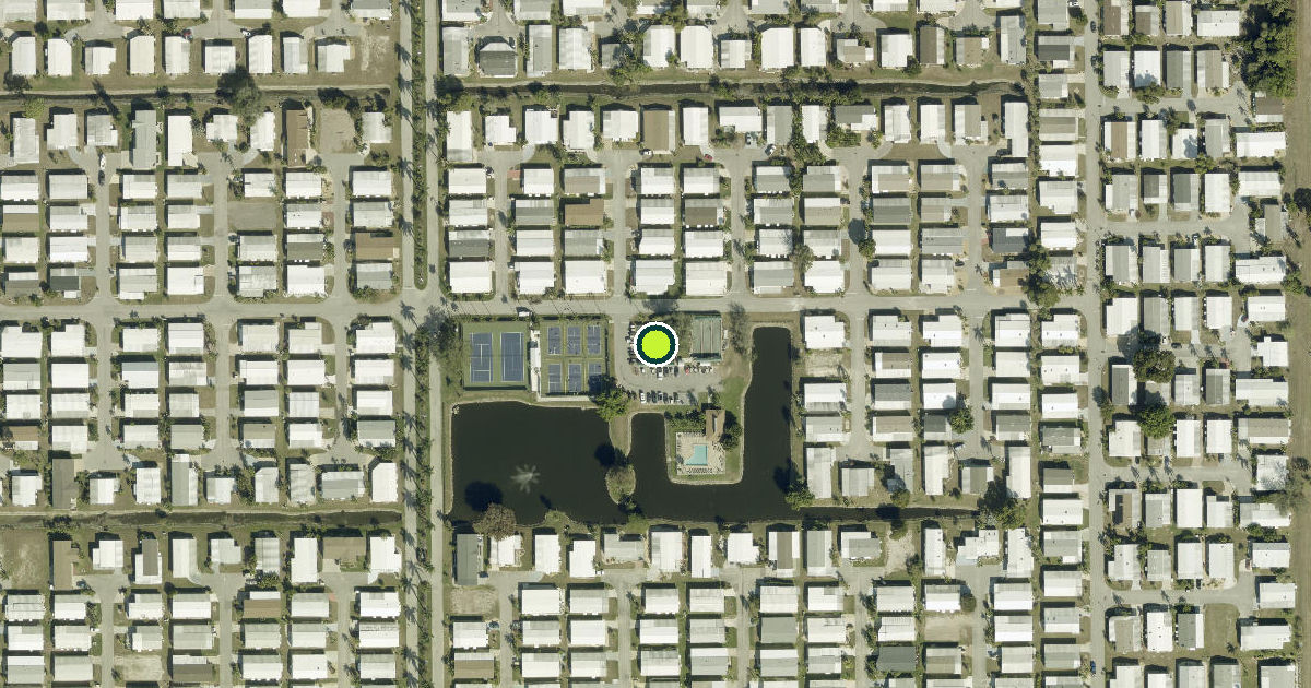 Satellite view of Lee County Pickleball Courts