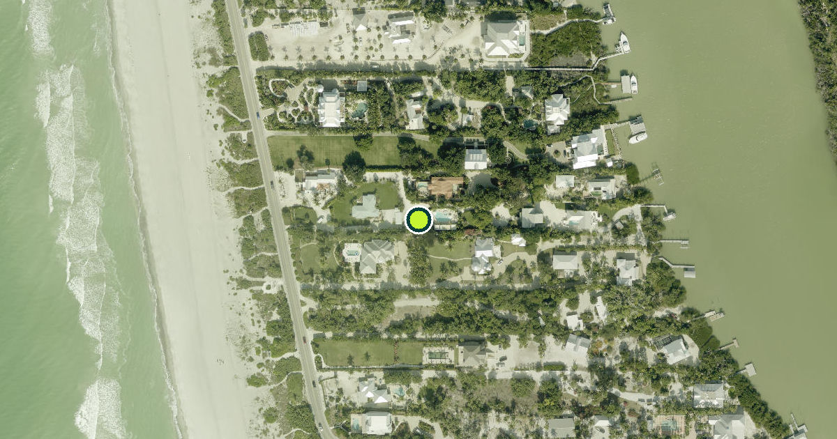 Satellite view of Lee County Pickleball Courts