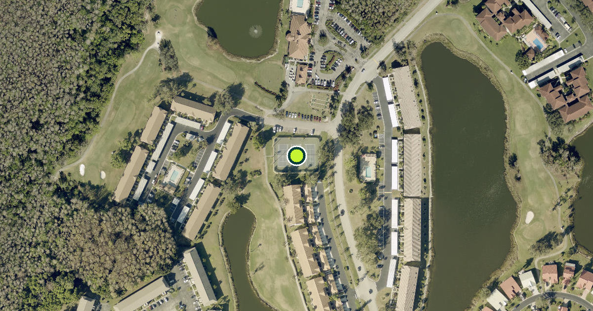 Satellite view of Lee County Pickleball Courts