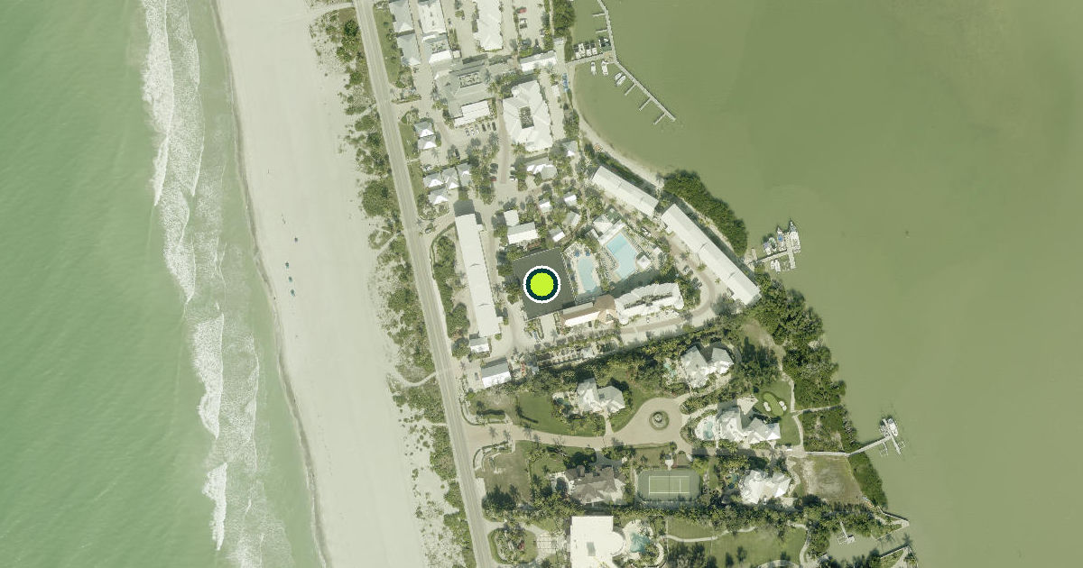 Satellite view of Lee County Pickleball Courts